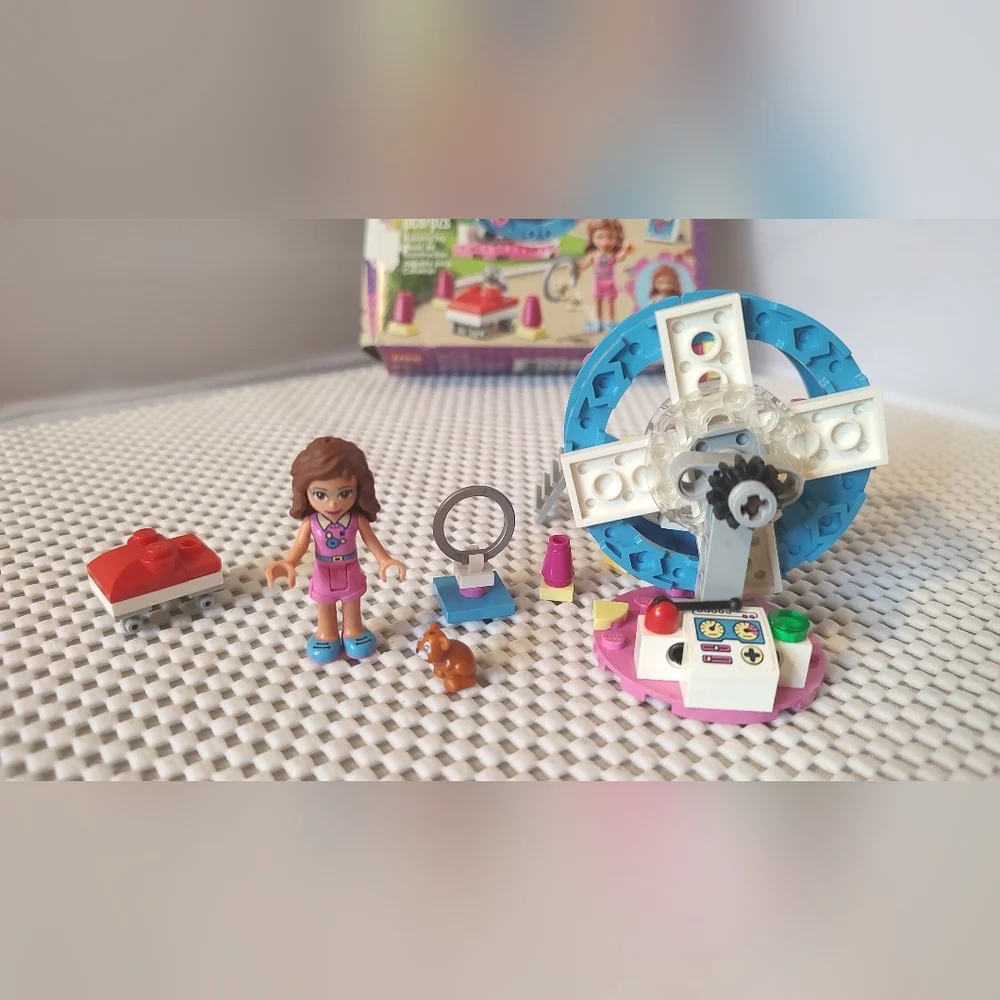 Lego Friends 41383 Olivia's Hamster Playground Building Toy Set